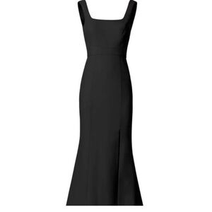 Amsale James Black Bridesmaid Dress Size 8